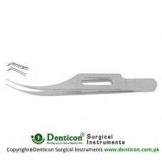 Gills-Colibri Corneal Forcep Very Fine Pointed Tips with Tying Platform Stainless Steel, 7.5 cm - 3 1/4"